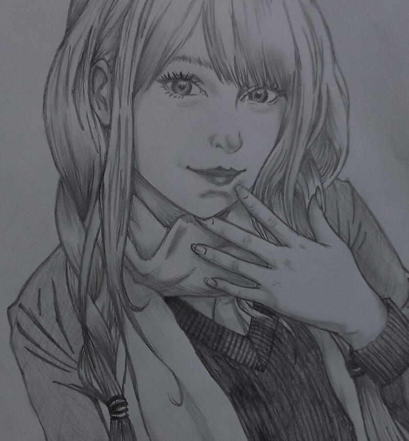 My first realistic portrait! ❄️✨